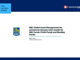 RBC Global Asset Management Inc announces January sales results for RBC Funds PHN Funds and BlueBay Funds