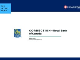 C O R R E C T I O N -- Royal Bank of Canada