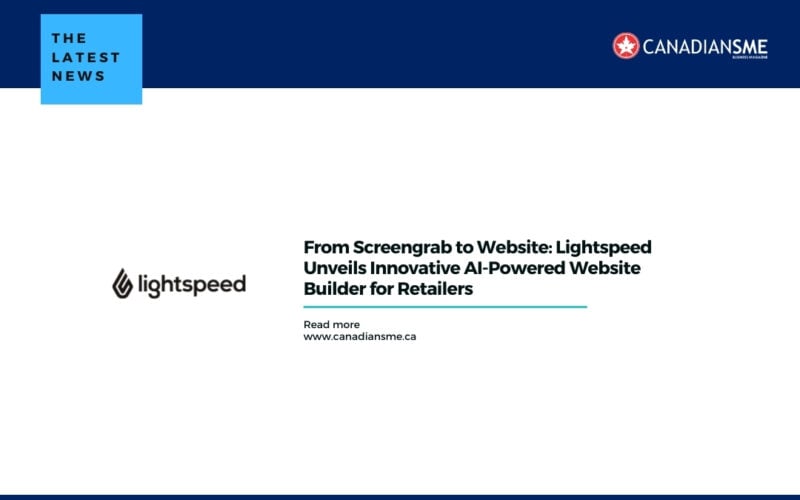 from Screengrab to Website Lightspeed Unveils Innovative Ai powered Website Builder for Retailers