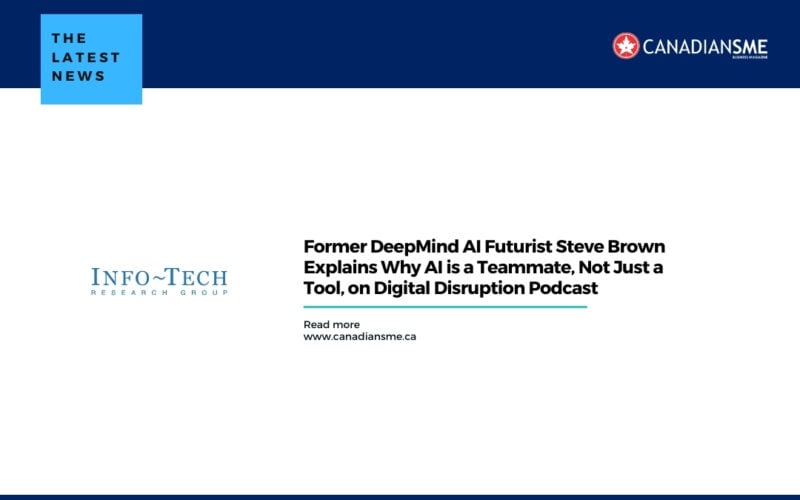 Former DeepMind AI Futurist Steve Brown Explains Why AI is a Teammate Not Just a Tool on Digital Disruption Podcast