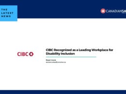 Cibc Recognized As a Leading Workplace for Disability Inclusion