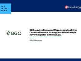 Bgo Acquires Rockwood Plaza Expanding Prime Canadian Property Strategy Portfolio with High performing Retail in Mississauga