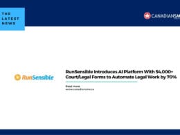 Runsensible Introduces Ai Platform with 54000+ Courtlegal Forms to Automate Legal Work by 70