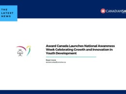 Award Canada Launches National Awareness Week Celebrating Growth and Innovation in Youth Development