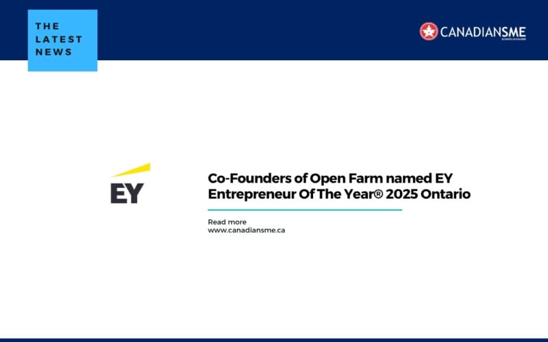 Co founders of Open Farm Named Ey Entrepreneur of the Year® 2025 Ontario
