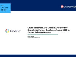 Coveo Receives Sap® Global Sap Customer Experience Partner Excellence Award 2025 for Partner Solution Success