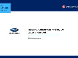 Subaru Announces Pricing of 2026 Crosstrek