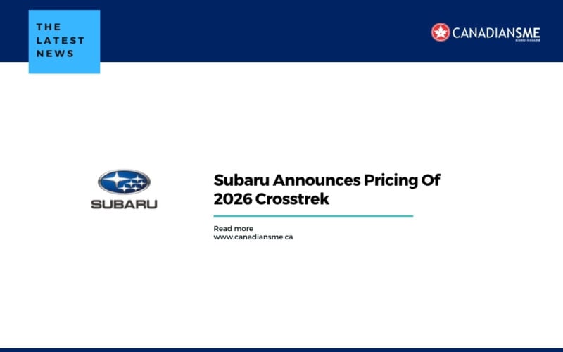 Subaru Announces Pricing of 2026 Crosstrek