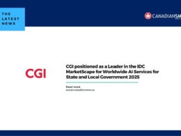Cgi Positioned As a Leader in the Idc Marketscape for Worldwide Ai Services for State and Local Government 2025