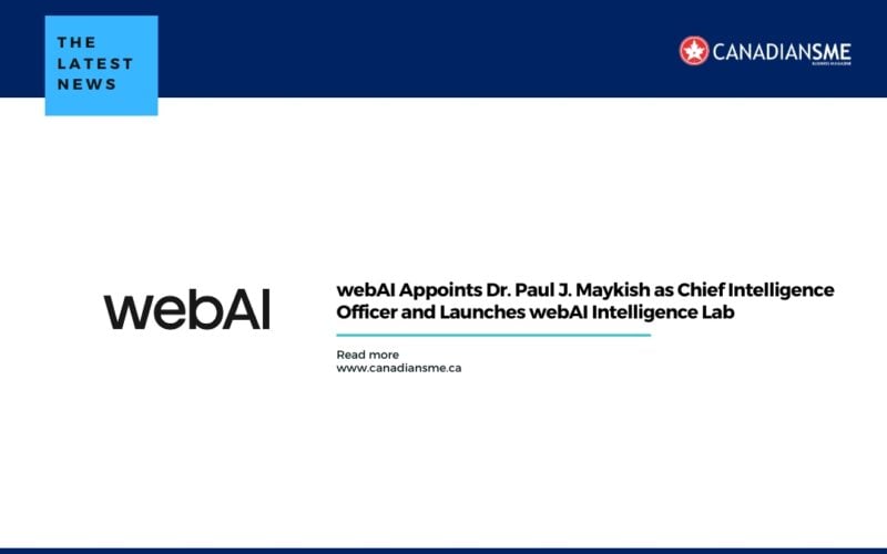 webAI Appoints Dr. Paul J. Maykish as Chief Intelligence Officer and Launches webAI Intelligence Lab