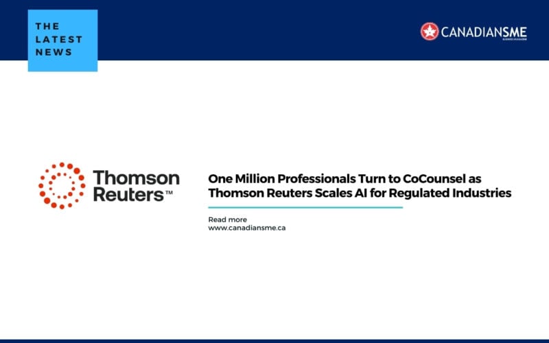 One Million Professionals Turn to CoCounsel as Thomson Reuters Scales AI for Regulated Industries