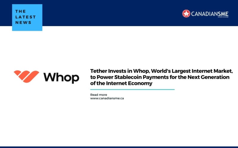 Tether Invests in Whop, World's Largest Internet Market, to Power Stablecoin Payments for the Next Generation of the Internet Economy